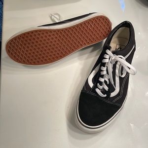Classic Black Vans shoes size 12 low top